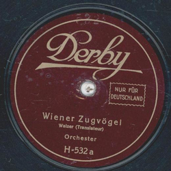 Orchester - Wiener Zugvögel / Schlittschuhläufer