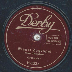 Orchester - Wiener Zugvgel / Schlittschuhlufer