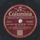 Lou Preager - Who could Love you like me? / I dont know