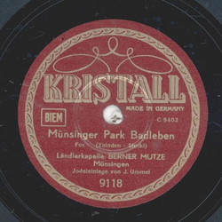 Berner Mutze - Mnsinger Park Badleben / Joggelis Brautschau