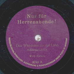 Will Hhne - Das Wirtshaus an der Lahn Teil I und II (Nur fr Herrenabende!)