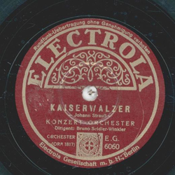 Bruno Seidler Winkler - Kaiserwalzer / Wiener Blut