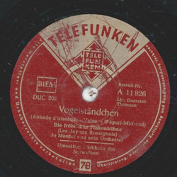 Die fröhlichen Finkenhähne - Vogelständchen / Rückkehr...
