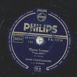 Hans Conzelmann - Kleine Carmen / Mein Herz will ich dir schenken