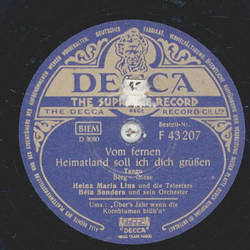 Heinz Maria Lins - Vom fernen Heimatland soll ich dich...