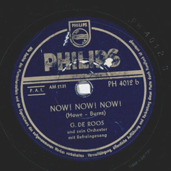 G. de Roos - Music! Music! Music! / Now! Now! Now!