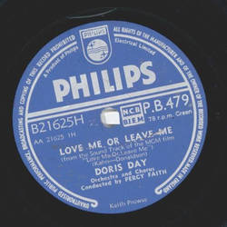 Doris Day - Love me or leave me / Sam, the accordion man