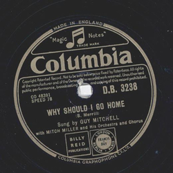 Guy Mitchell - She wears red feathers / Why should I go home