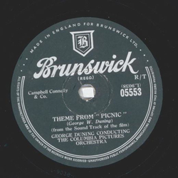 George Duning - Theme from Picnic / Moonglow