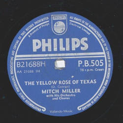 Mitch Miller - The Yellow Rose of Texas / Blackberry Winter