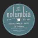 Lee Lawrence - Suddenly theres a valley / Mi Muchacha 