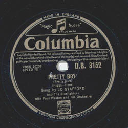 Jo Stafford - Pretty Boy / You belong to me