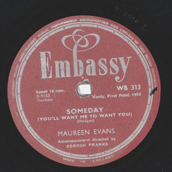 Maureen Evans - Ill get by / Someday