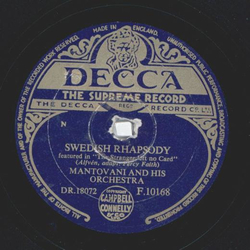 Mantovani - Swedish Rhapsody / Jamaican Rumba