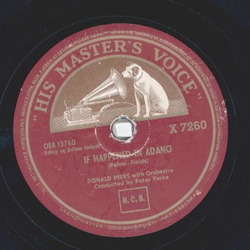 Donald Peers - It happend in Adano / a) Blue Skies b)...