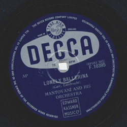 Mantovani - Lonely Ballerina / Lazy Gondolier
