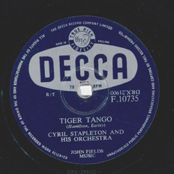 Cyril Stapleton - The happy whistler / Tiger Tango