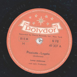 Leroy Anderson / Van Lynn - Pizzicato-Legato / Bahama Eselritt