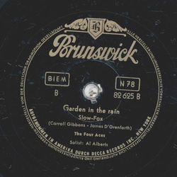 The Four Aces, Solist Al Alberts - Tell Me Why / Garden In The Rain