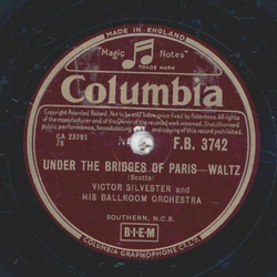 Victor Silvester - The Lucky Waltz / Under the bridges of Paris