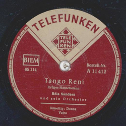 Bela Sanders - Tango Reni / Donna Vatra