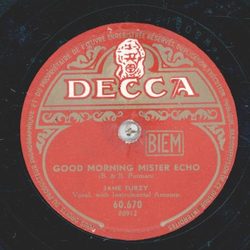 Jane Turzy - Pretty eyed Baby / Good morning mister Echo