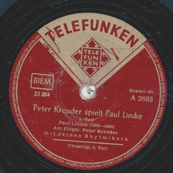 Peter Kreuder - Peter Kreuder spielt Paul Lincke Teil I...