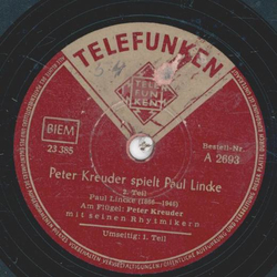 Peter Kreuder - Peter Kreuder spielt Paul Lincke Teil I und II