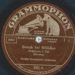 Groes Symphonie Orchester - Besuch bei Millcker, Potpourri Teil I und II