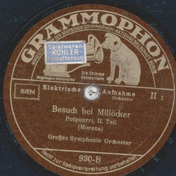 Groes Symphonie Orchester - Besuch bei Millcker, Potpourri Teil I und II