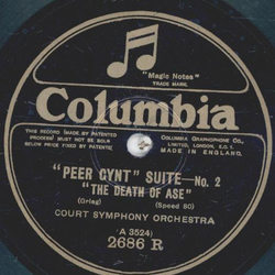 Court Symphony Orchestra - Peer Gynt Suite No.1 / Peer Gynt Suite No.2