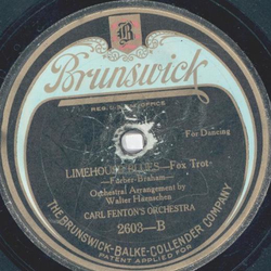 Carl Fentons Orchestra - Worried / Limehouse Blues