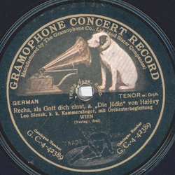 Leo Slezak - Recha, als Gott dich einst / Stretta