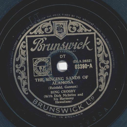 Bing Crosby - The singing Sands of Alamosa / Conchita, Marquita, Lopez