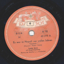 Teddy Reno - Es war in Napoli vor vielen Jahren / Villa Bella