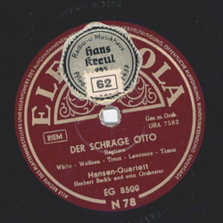 Hansen-Quartett - Der schräge Otto / Mambo Bolero 