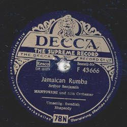 Mantovani und sein Orchester - Swedish Rhapsody / Jamaican Rumba