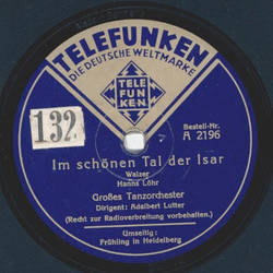 Adalbert Lutter - Im schnen Tal der Isar / Frhling in Heidelberg