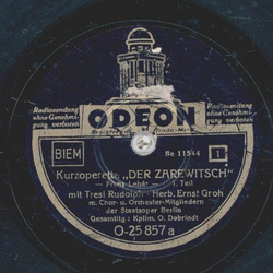 Tresi Rudolph und Herbert Ernst Groh - Der Zarewitsch, Kurzoperette