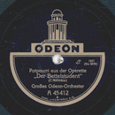 Groes Odeon-Orchester - Potpourri aus der Operette: Der...