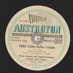 Peter Cramer - Reni / 1000 Kuller-Kuller-Trner