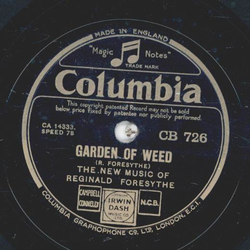 Reginald Foresythe - Berceuse for an unwanted child / Garden of weed