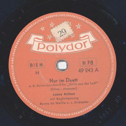 Lonny Kellner - Nur im Duett / So ein Tag