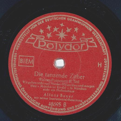 Alfons Bauer mit seiner Instrumental-Besetzung - Die tanzende Zither