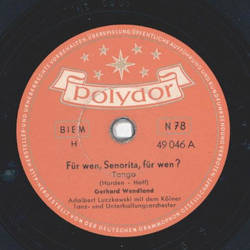 Gerhard Wendland - Fr wen, Senorita, fr wen? / Gitarre damore 