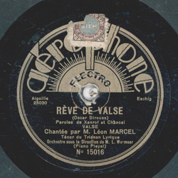 Leon Marcel - Rve de Valse / Les Trois Hussards