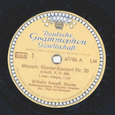 Wilhelm Kempff - Mozart: Klavier-Konzert Nr. 20 d-moll,...