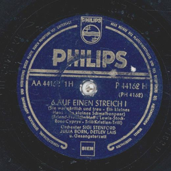 Julia Born, Detlev Lais und Gesangsterzett - 6 auf einen Streich Teil I und II