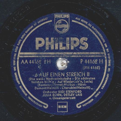 Julia Born, Detlev Lais und Gesangsterzett - 6 auf einen Streich Teil I und II