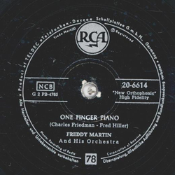 Freddy Martin - Love is a Gamble / One Finger Piano 